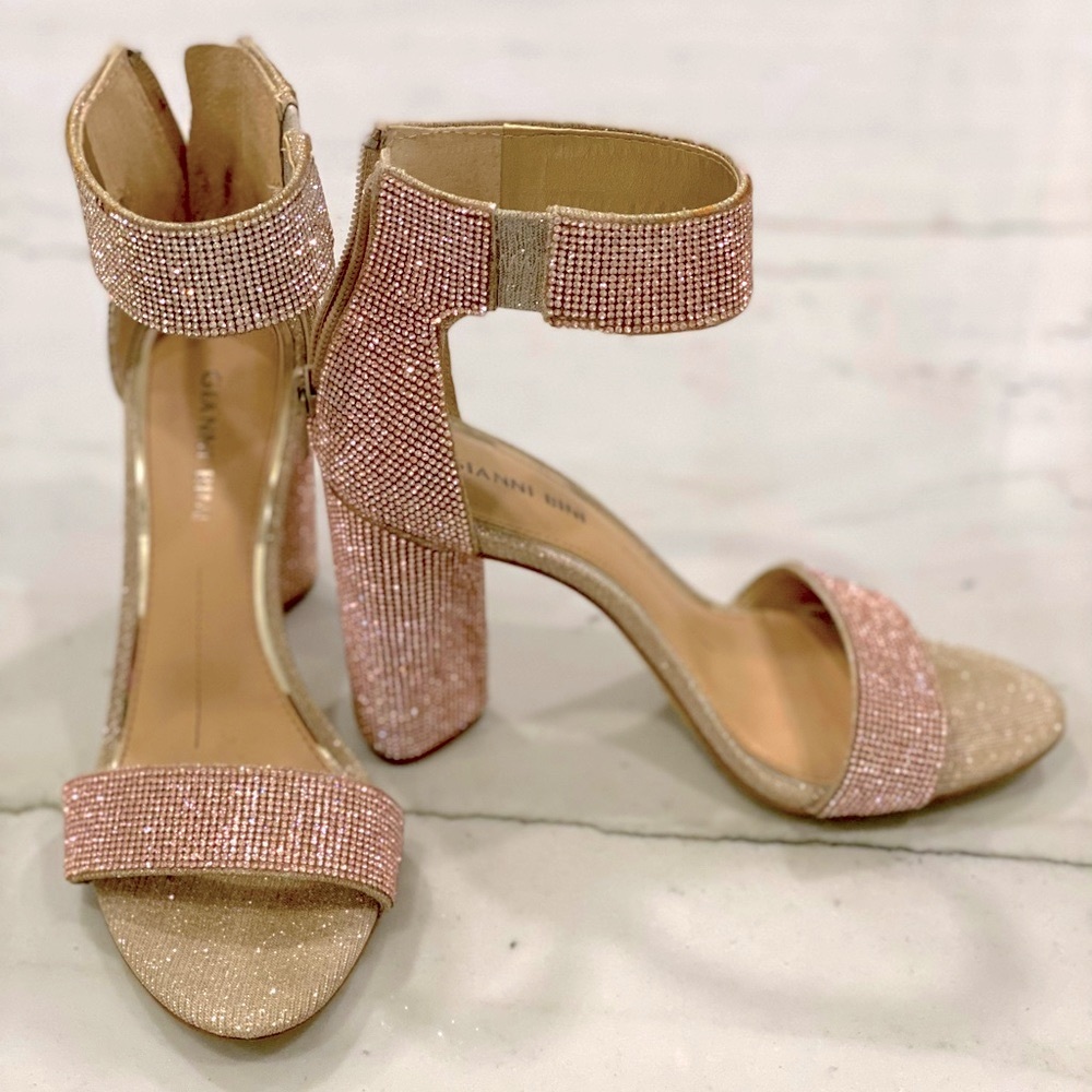 Gianni Bini Sand/Rose Gold Heels